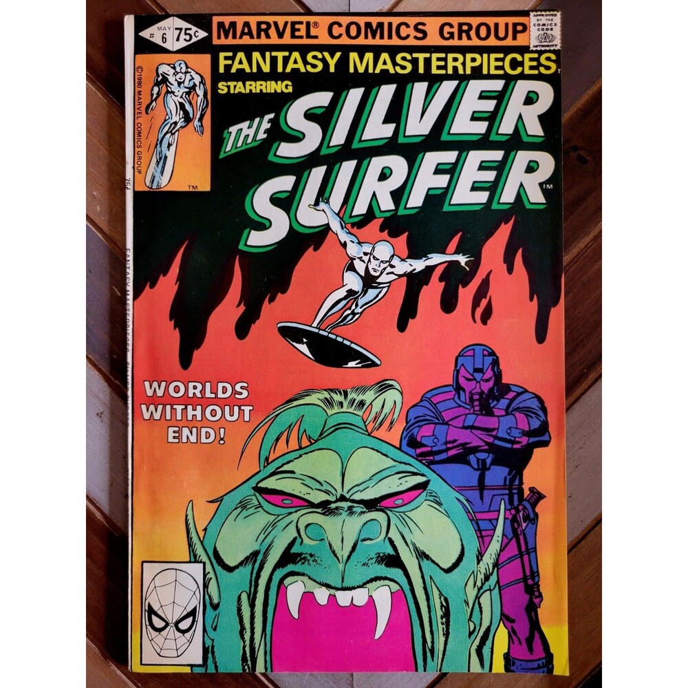 Marvel Fantasy Masterpieces #6 VF+ 1980 Reprints Silver Surfer #6 Lee & Buscema!